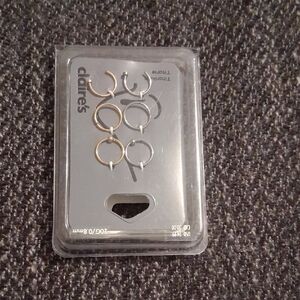 Claire's Mixed Metal Hoop Earrings Trio